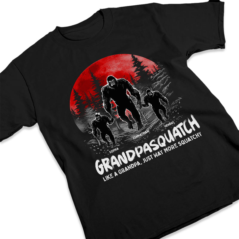 Comme un papa, juste plus accroupi - T-shirt unisexe personnalisé pour la famille, sweat à capuche, sweat-shirt - Cadeau de fête des pères, d'anniversaire pour papa, grand-père