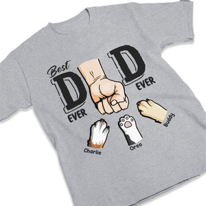 Le meilleur papa à fourrure de tous les temps - T-shirt, sweat à capuche et sweat-shirt unisexe personnalisé pour chien et chat - Fête des pères, cadeau pour les propriétaires d'animaux et les amoureux des animaux