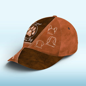 Juste une fille qui aime les animaux - Casquette personnalisée pour chien et chat, casquette classique à imprimé intégral - Cadeau pour les propriétaires et les amoureux des animaux
