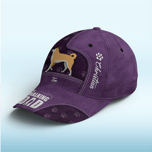 The Walking Dad - Dog Personalized Custom Hat, All Over Print Classic Cap - Father's Day, Mother's Day, Gift For Pet Owners, Pet Lovers