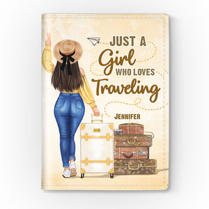 Travel With No Regrets - Personalized Passport Cover, Passport Holder - Gift For Bestie