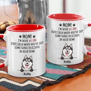 We're Your Biggest Fans - Dog Personalized Custom Accent Mug - Gift For Pet Owners, Pet Lovers