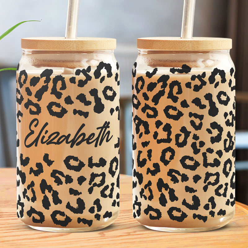 Aimez-vous comme si vous étiez aimé - Tasse en verre personnalisée, tasse à café glacé - Cadeau d'anniversaire, cadeau pour vous-même