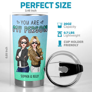Tu es ma personne - Gobelet personnalisé Bestie - Cadeau de Noël pour les meilleures amies, BFF, sœurs