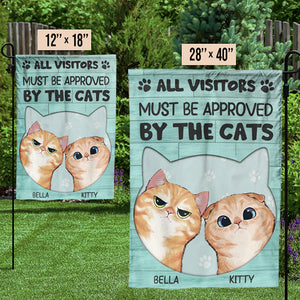 Les chats règnent sur cette région - Drapeau personnalisé pour chat - Cadeau pour les amoureux des animaux et les propriétaires d'animaux