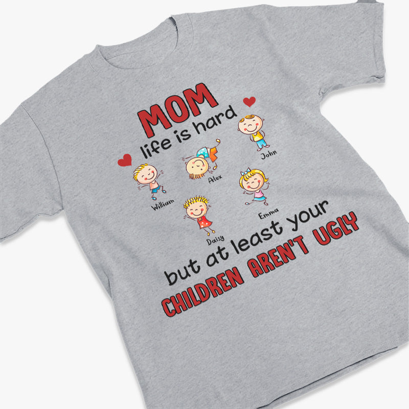 Fière maman de plusieurs enfants - T-shirt, sweat à capuche et sweat-shirt unisexe personnalisé pour la famille - Cadeau pour maman