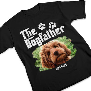 Photo personnalisée du papa chien le plus cool - T-shirt unisexe personnalisé, sweat à capuche, sweat-shirt - Cadeau fête des pères, anniversaire pour les propriétaires d'animaux et les amoureux des animaux