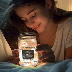Photo personnalisée : vous serez une mère formidable ! Lampe en pot Mason personnalisée pour la famille ! Cadeau de naissance, cadeau pour la première maman