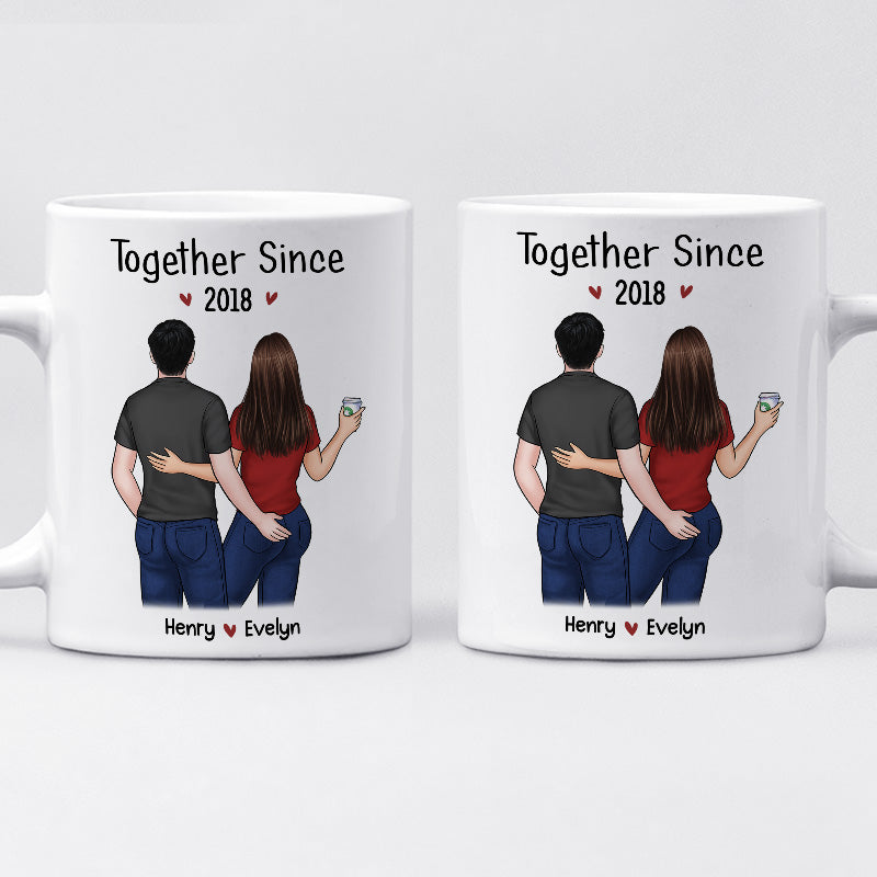 Tu es mon âme sœur - Tasse personnalisée pour couple - Cadeau pour mari et femme, anniversaire