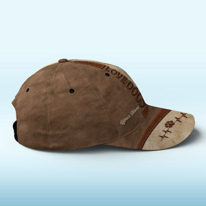 Le bonheur est un chiot chaleureux - Bonnet personnalisé pour chien, casquette classique à imprimé intégral - Cadeau pour propriétaires et amoureux des animaux