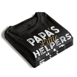 Les petits assistants de papa - T-shirt unisexe personnalisé, sweat à capuche, sweat-shirt - Cadeau de fête des pères et d'anniversaire pour papa