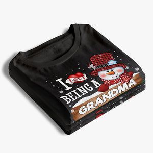 J'adore être grand-mère - T-shirt unisexe personnalisé, sweat à capuche, sweat-shirt - Cadeau de Noël pour maman, grand-mère, grand-père