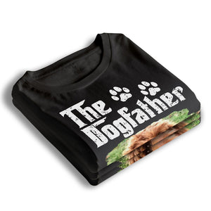 Photo personnalisée du papa chien le plus cool - T-shirt unisexe personnalisé, sweat à capuche, sweat-shirt - Cadeau fête des pères, anniversaire pour les propriétaires d'animaux et les amoureux des animaux