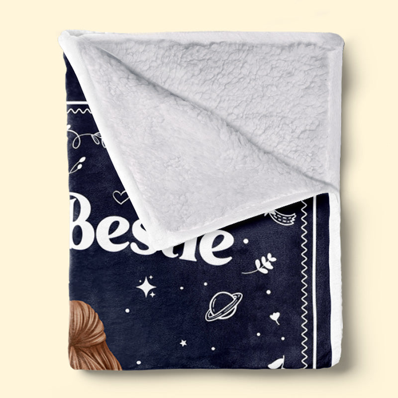 Mon câlin pour toi - Couverture personnalisée Bestie - Cadeau pour meilleures amies, BFF, sœurs