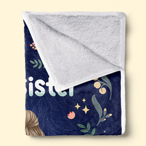 A Hug From Me To You - Bestie Personalized Custom Blanket - Gift For Best Friends, BFF, Sisters