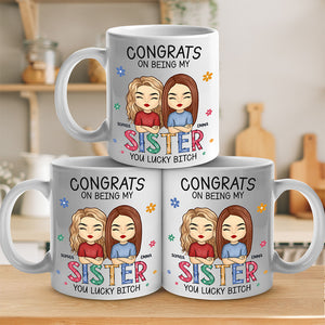 Tu as de la chance de m'avoir - Mug personnalisé Bestie - Cadeau pour les meilleures amies, BFF, sœurs