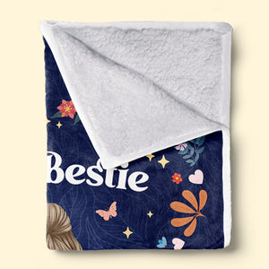 Je veux te faire un câlin, ma meilleure amie ! Couverture personnalisée pour meilleure amie ! Cadeau pour les meilleures amies, les meilleures amies et les sœurs