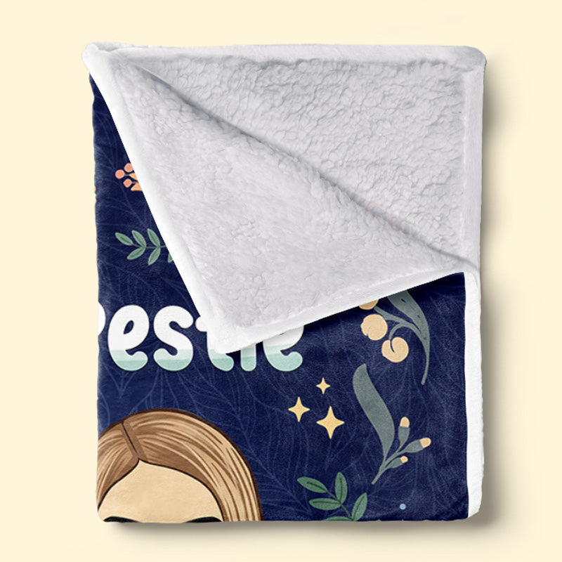 Couverture personnalisée pour les meilleures amies, les meilleures amies et les sœurs