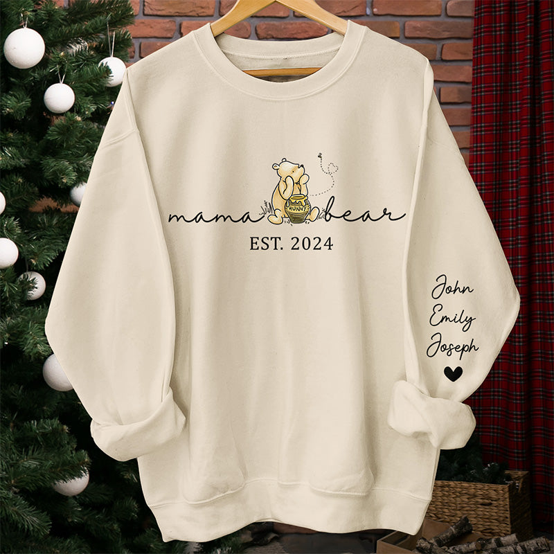 Ma mère est un miracle ambulant - Sweat-shirt unisexe personnalisé avec motif sur la manche - Cadeau pour maman