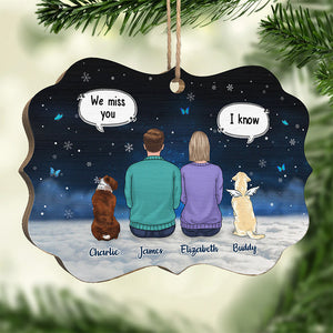 Tu me manques un peu plus chaque jour - Ornement commémoratif personnalisé - Bois en forme de Benelux - Cadeau de Noël, cadeau de condoléances pour les propriétaires d'animaux et les amoureux des animaux