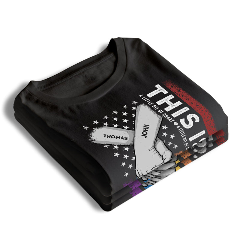 C'est nous, beaucoup d'amour - T-shirt unisexe personnalisé pour couple, sweat à capuche, sweat-shirt - Cadeau pour mari, femme, anniversaire, LGBTQ+