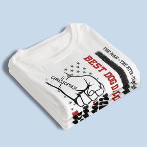 Fier d'être le meilleur papa de chien - T-shirt unisexe personnalisé, sweat à capuche, sweat-shirt - Fête des Pères, cadeau pour les propriétaires d'animaux et les amoureux des animaux
