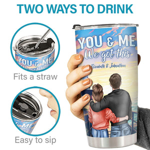 Tu es le seul que je veux ennuyer - Verre personnalisé pour couple - Cadeau pour mari et femme, anniversaire
