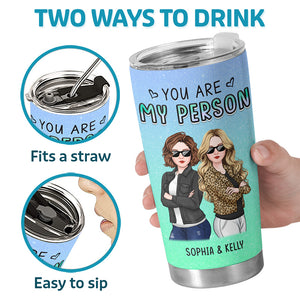 Tu es ma personne - Gobelet personnalisé Bestie - Cadeau de Noël pour les meilleures amies, BFF, sœurs