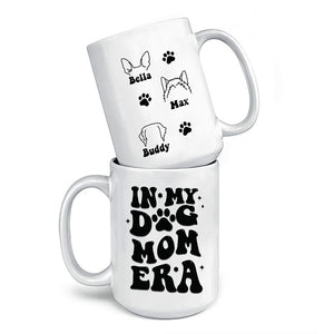 À l'ère de ma maman chien - Mug personnalisé pour chien et chat - Cadeau pour les propriétaires et les amoureux des animaux