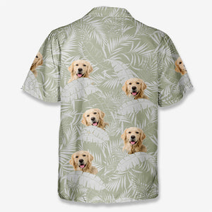 T-shirt hawaïen tropical unisexe personnalisé avec photo « Profitez du soleil » pour chien et chat - Cadeau idéal pour les vacances d'été, pour les propriétaires d'animaux et les amoureux des animaux