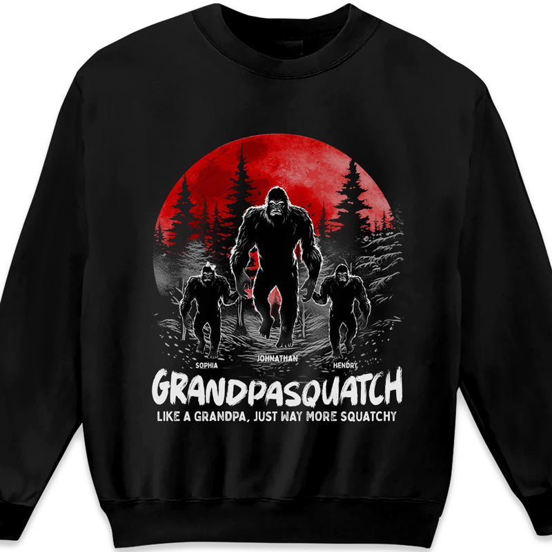 Comme un papa, juste plus accroupi - T-shirt unisexe personnalisé pour la famille, sweat à capuche, sweat-shirt - Cadeau de fête des pères, d'anniversaire pour papa, grand-père