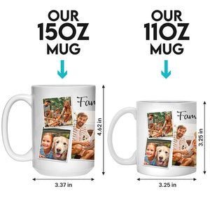C'est nous, un peu fous - Mug personnalisé pour la famille - Cadeau pour les membres de la famille