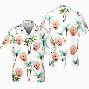 Custom Photo Seek To Sea More - Family Personalized Face Custom Unisex Tropical Hawaiian Aloha Shirt - Summer Vacation Gift, Gift For Family Members