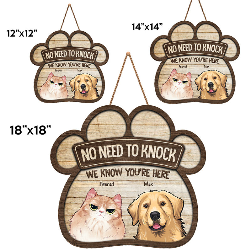 Cette maison est gouvernée par nous - Panneau en bois personnalisé pour chien et chat - Cadeau de pendaison de crémaillère pour propriétaires d'animaux et amoureux des animaux