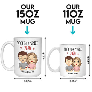 Être mon mari est le seul cadeau dont vous avez besoin - Tasse personnalisée pour couple - Cadeau pour mari et femme, anniversaire