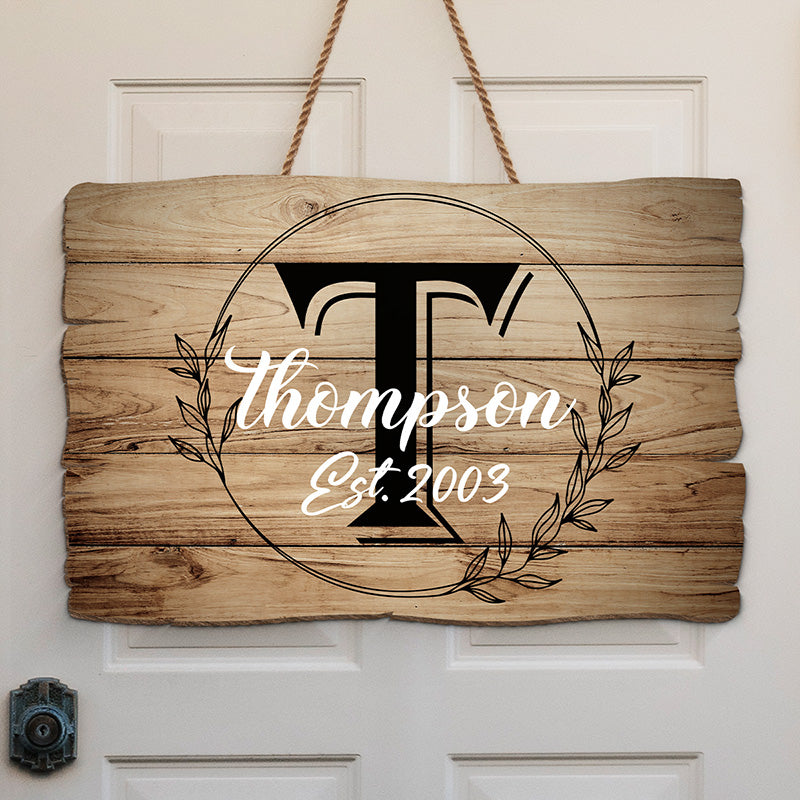 La douce symphonie du réconfort - Panneau rectangulaire personnalisé en bois pour décoration d'intérieur - Cadeau de pendaison de crémaillère pour les membres de la famille