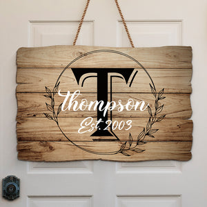 La douce symphonie du réconfort - Panneau rectangulaire personnalisé en bois pour décoration d'intérieur - Cadeau de pendaison de crémaillère pour les membres de la famille