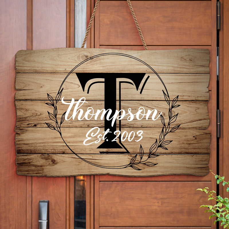 La douce symphonie du réconfort - Panneau rectangulaire personnalisé en bois pour décoration d'intérieur - Cadeau de pendaison de crémaillère pour les membres de la famille