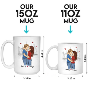 Congrats On Being My Bestfriend - Couple Personalized Custom Mug - Gift For Husband Wife, Anniversary