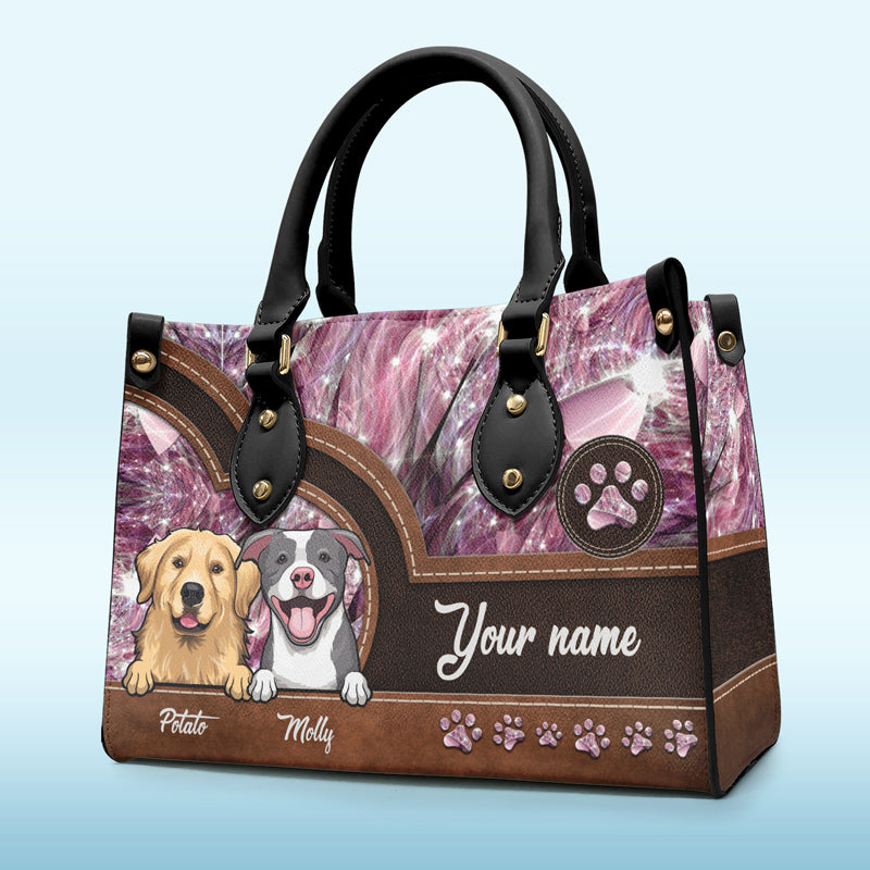 Emmenez-moi partout où vous allez - Sac à main en cuir personnalisé pour chien et chat - Cadeau pour propriétaires d'animaux et amoureux des animaux