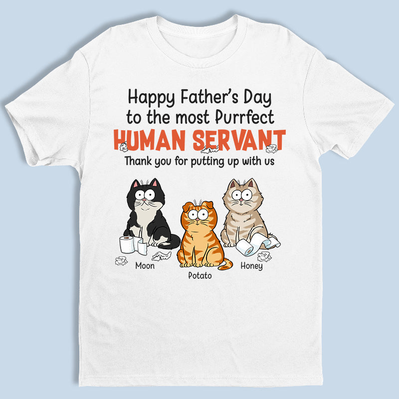 Merci de nous avoir supportés - T-shirt unisexe personnalisé avec chat, sweat à capuche, sweat-shirt - Fête des pères, cadeau pour les propriétaires d'animaux et les amoureux des animaux