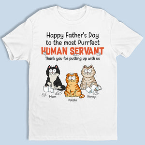 Merci de nous avoir supportés - T-shirt unisexe personnalisé avec chat, sweat à capuche, sweat-shirt - Fête des pères, cadeau pour les propriétaires d'animaux et les amoureux des animaux