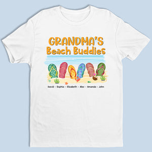 Beach Buddies - T-shirt, sweat à capuche et sweat-shirt unisexe personnalisé pour la famille - Vacances d'été, cadeau d'anniversaire pour grand-mère