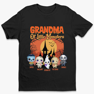 Grand-mère de petits monstres - T-shirt unisexe personnalisé, sweat à capuche, sweat-shirt - Cadeau d'Halloween, cadeau pour grand-mère, grand-père