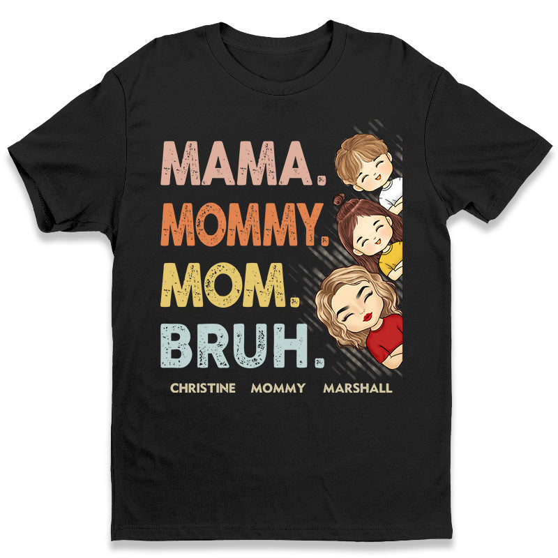 Papa, maman, frère - T-shirt unisexe personnalisé, sweat à capuche, sweat-shirt - Cadeau pour la fête des pères, la fête des mères et un anniversaire