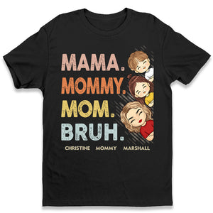 Papa, maman, frère - T-shirt unisexe personnalisé, sweat à capuche, sweat-shirt - Cadeau pour la fête des pères, la fête des mères et un anniversaire