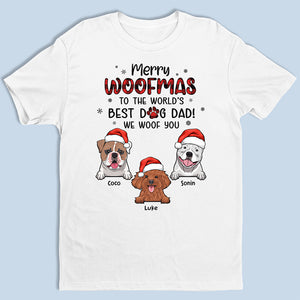 Joyeux Noël à tous ! T-shirt, sweat à capuche et sweat-shirt unisexe personnalisé pour chien ! Cadeau de Noël pour les propriétaires et les amoureux des animaux.