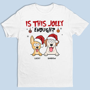 Joyeux Pawlidays - T-shirt, sweat à capuche et sweat-shirt unisexe personnalisé pour chien - Cadeau de Noël pour propriétaires et amoureux des animaux