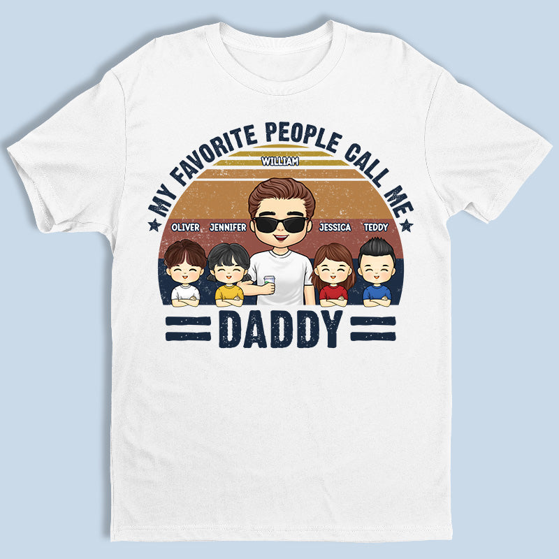 Appelez-moi papa - T-shirt unisexe personnalisé, sweat à capuche, sweat-shirt - Cadeau pour papa, grand-père