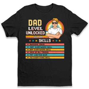 Les meilleures compétences de mon père - T-shirt unisexe personnalisé, sweat à capuche, sweat-shirt - Cadeau de fête des pères et d'anniversaire pour papa